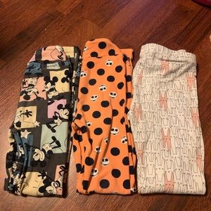 Bundle of three pairs of size 7/8 girl’s leggings